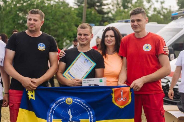 На Одещині медики «екстренки» рятували велику кількість «постраждалих від вибуху»