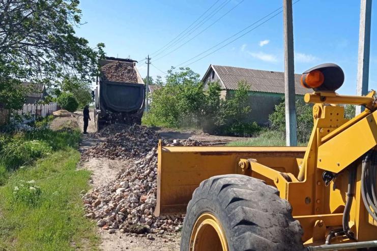 У селі Бородінської громади зробили ремонт вуличних доріг та провулків