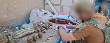 Мешканець Татарбунарської громади привіз додому з фронту арсенал зброї