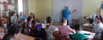 Майстер-клас від талановитого художника в Арцизькій бібліотеці