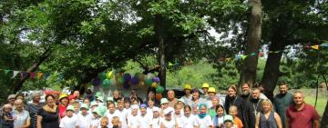 Відпочинок у розпалі: в Бородінській громаді дитячий працює  наметовий табір "Скінія"