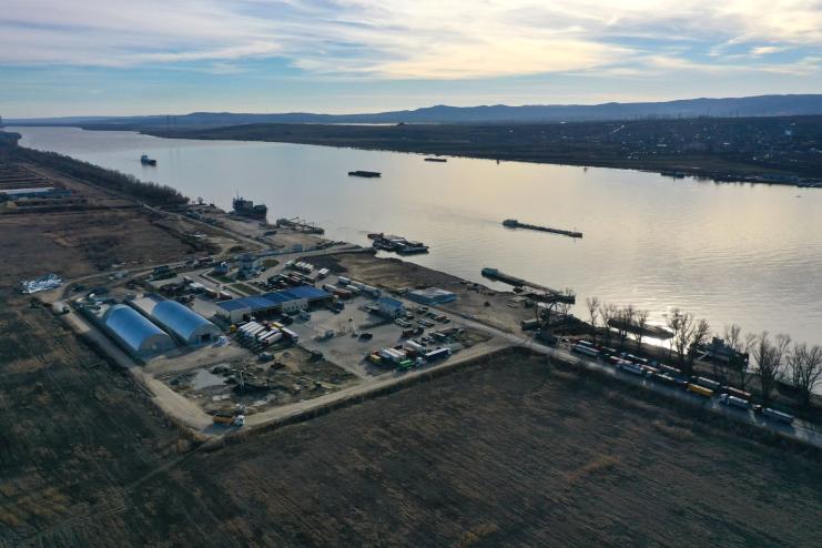 Новий причал поромного комплексу Орлівка запрацює вже цього року