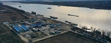 Новий причал поромного комплексу Орлівка запрацює вже цього року