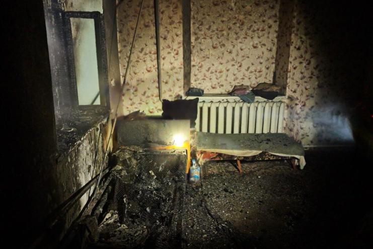 Внаслідок пожежі в Ізмаїлі сильно обгорів чоловік