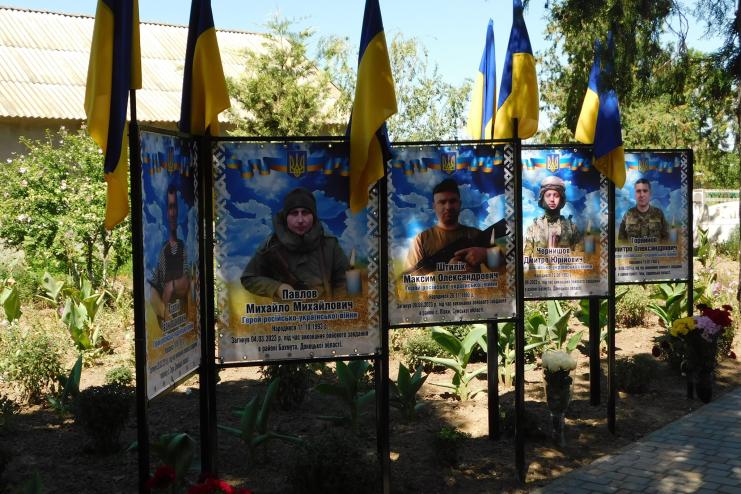Загиблих Героїв Павлівської громади увіковічнили на Алеї Слави