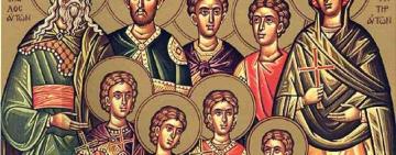 14 августа. Память святых мучеников семи братьев Маккавеев. Начало Успенского поста