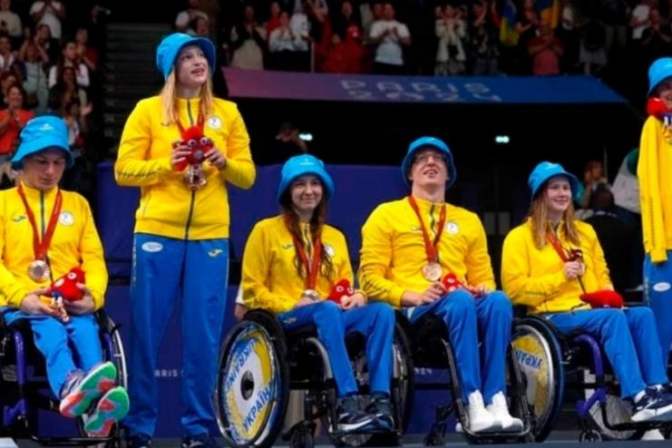 Українська збірна здобула 82 медалі на Паралімпійських іграх-2024