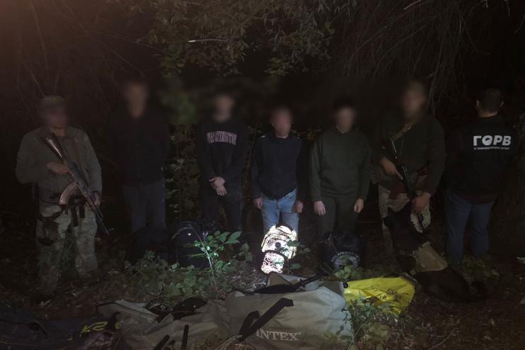 Невдала спроба перетнути кордон поблизу Кілії: прикордонники затримали чотирьох веслувальників