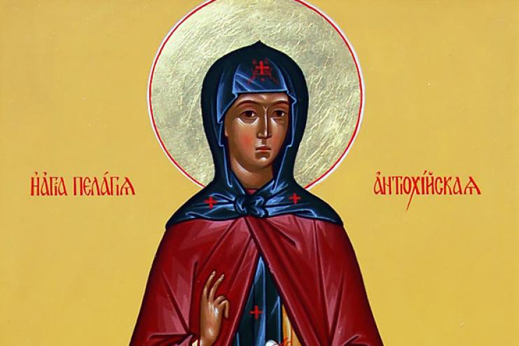 21 октября. Память преподобной Пелагии Антиохийской 