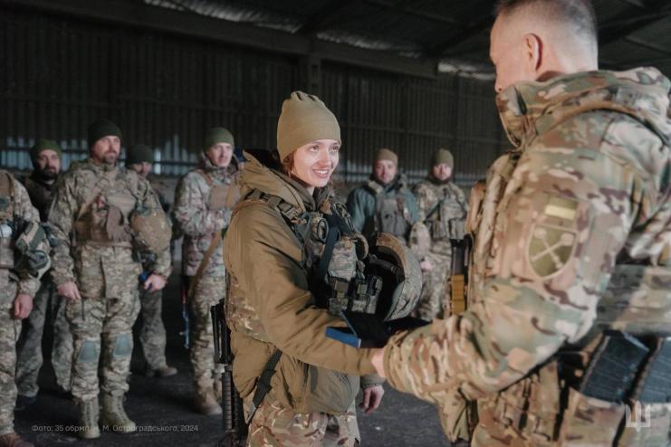 Валерія Сирбу з Сарати нагороджена медаллю "Хрест Хоробрих"
