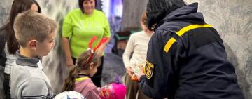 Білгород-дністровські рятувальники привітали дітей, чиї батьки загинули захищаючи нашу країну