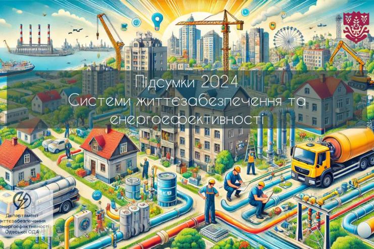 Одещина 2024: ключові досягнення у енергетиці, водопостачанні та благоустрої