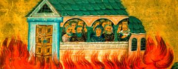 10 січня. Пам'ять мучеників 20 000 у Нікомідії спалених