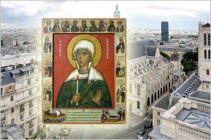 16 січня. Пам'ять преподобної Женев'єви Паризької