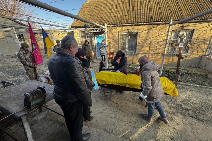 На Одещині попрощалися із загиблим солдатом  Олександром Мотоманом