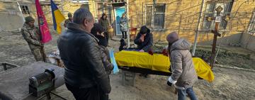 На Одещині попрощалися із загиблим солдатом  Олександром Мотоманом