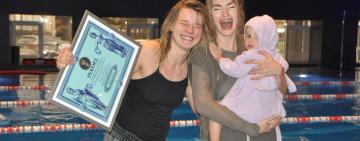 Наймолодша рекордсменка України: 2-річна одеситка встановила вражаючий рекорд у плаванні