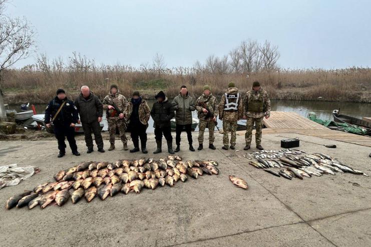 На Ізмаїльщині затримані браконьєри за незаконний вилов риби