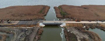 Тривають роботи з ремонту мосту через канал Кофа в Ізмаїльському районі