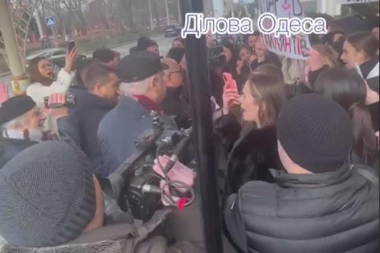 Студенти Одеської юридичної академії  не пустили заступника міністра освіти до свого вишу