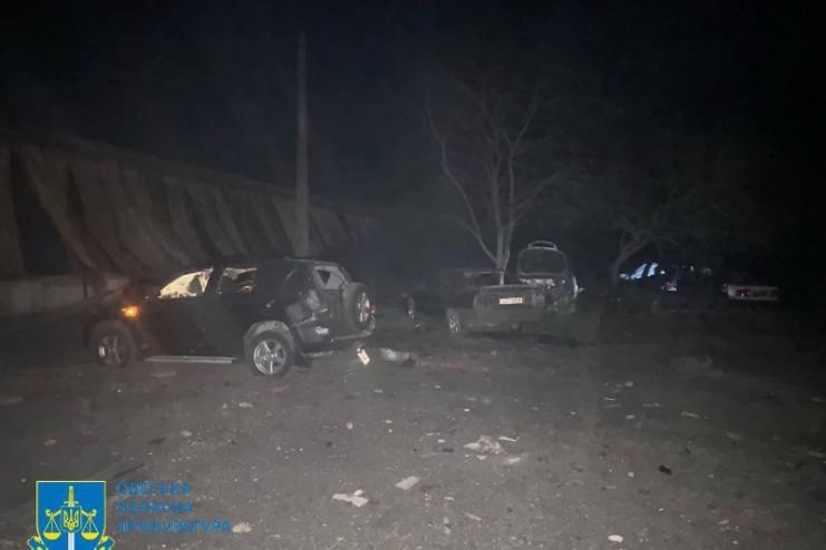 Вночі ворог знову масовано атакував Одеський район ударними безпілотниками