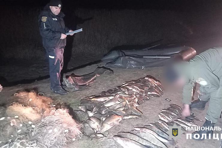 На Одещині правоохоронці викрили браконьєра, який незаконно виловлював рибу