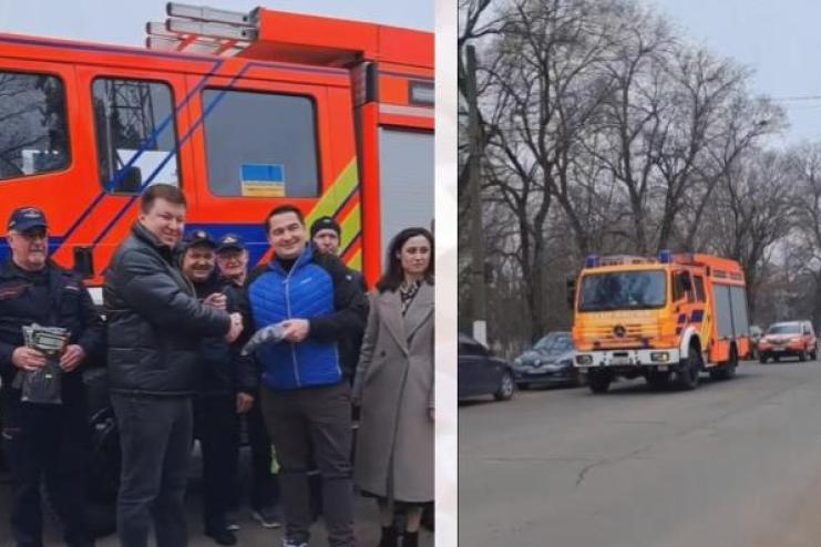 Німеччина передала Арцизькій громаді сучасний пожежний автомобіль