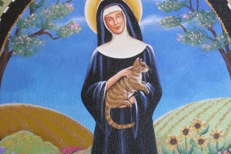 17 марта. Память преподобной Гертруды Нивельской