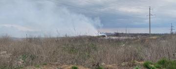 В Арцизі знову горіло сміттєзвалище: жителі найближчого мікрорайону потерпають від диму