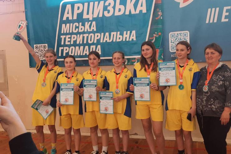 Юні баскетболістки Арцизької громади – переможниці районних змагань!