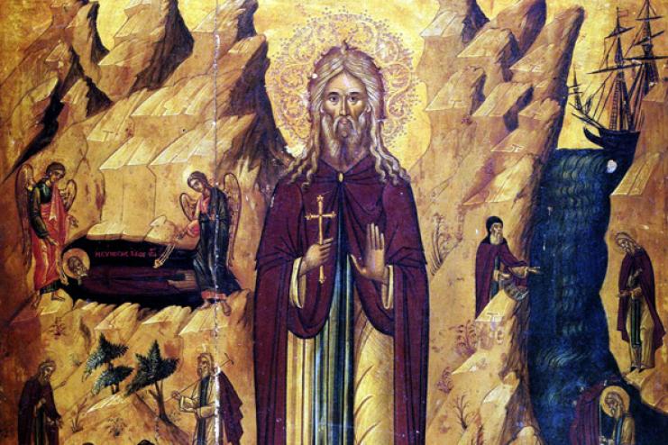 11 квітня. Пам'ять преподобного Іоанна Египетського
