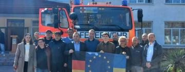 Тарутинську громаду відвідала німецька делегація та подарувала пожежну машину
