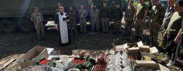 Прикордонників Ізмаїльського загону на передовій привітали з Великоднем