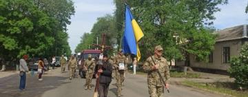 Арцизька громада провела в останню путь Героя Віктора Унтілова
