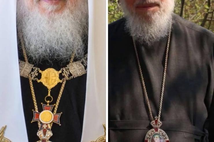 Патріарх Кіріл помічений з панагією, яка ймовірно була викраденою у митрополита Олександра (Драбинка)