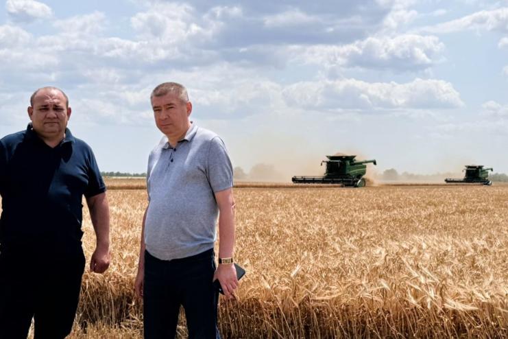 У Білгород-Дністровському районі стартували жнива: першими вийшли в поле в СФГ «Балкани»