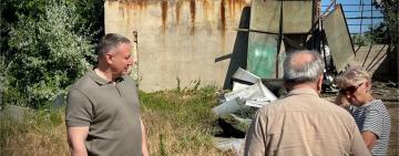 У Вилковому працює комісія з фіксації наслідків чергової ворожої атаки: пошкоджено об’єкти водопостачання і склади з очеретом