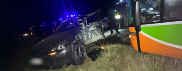 На трасі Одеса – Рені сталася ДТП за участю рейсового автобуса: постраждала водійка легковика