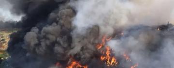 Пожежі біля Старої Некрасівки не вщухали два дні поспіль