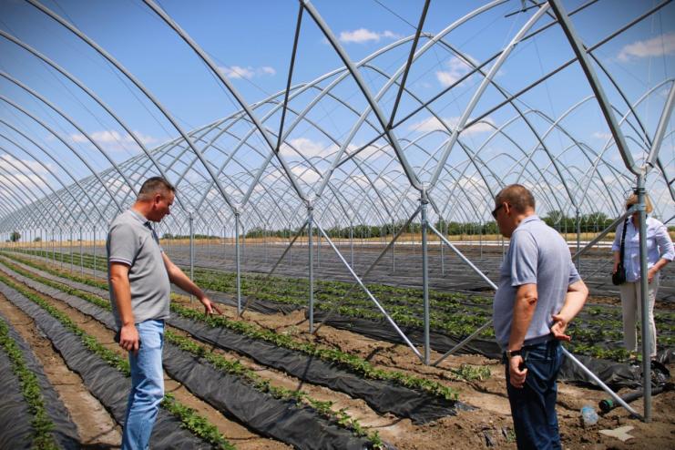 Білгород-Дністровська РДА відвідала інноваційне СФГ «Лапа і К»