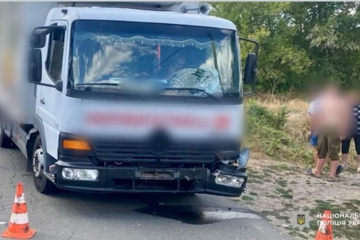 ДТП за участю вантажівки та мотоцикла на Одещині: постраждав 13-річний хлопець