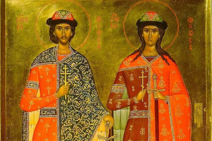 6 серпня. Пам'ять благовірних князів-страстотерпців Бориса та Гліба