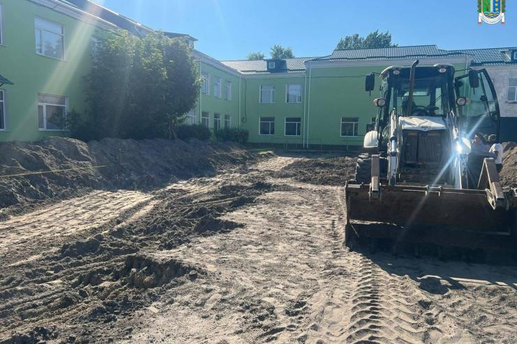 У Вилковому розпочалося будівництво укриття для учнів опорного закладу освіти