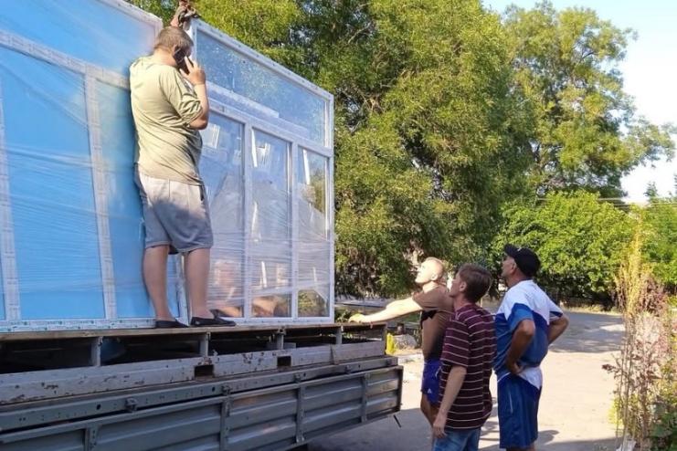 У селі Приморське Сергіївської ОТГ стартував перший етап оновлення місцевого Будинку культури