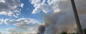 Масштабна пожежа біля Арцизу: чому її неможливо загасити відразу