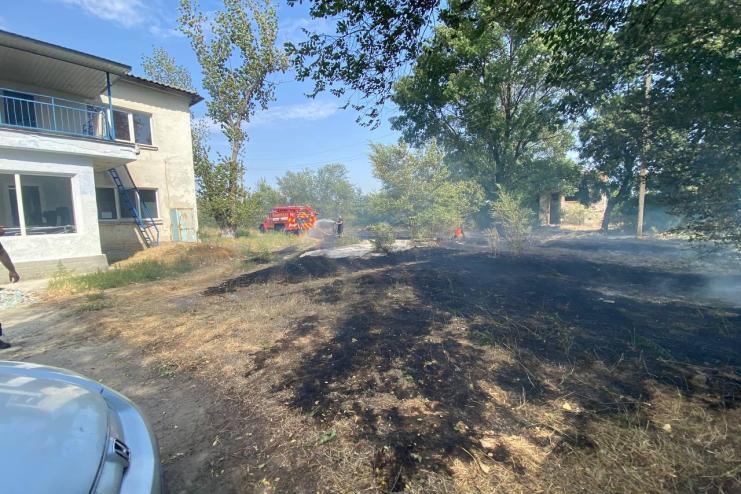 Арциз знову у вогні: спека та вітер спричинили нові пожежі