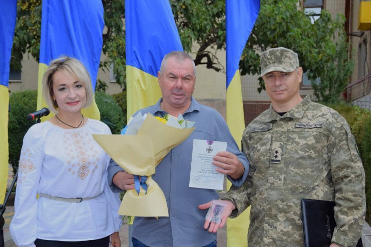 Захисник острова Зміїний отримав відзнаку «За незламність»