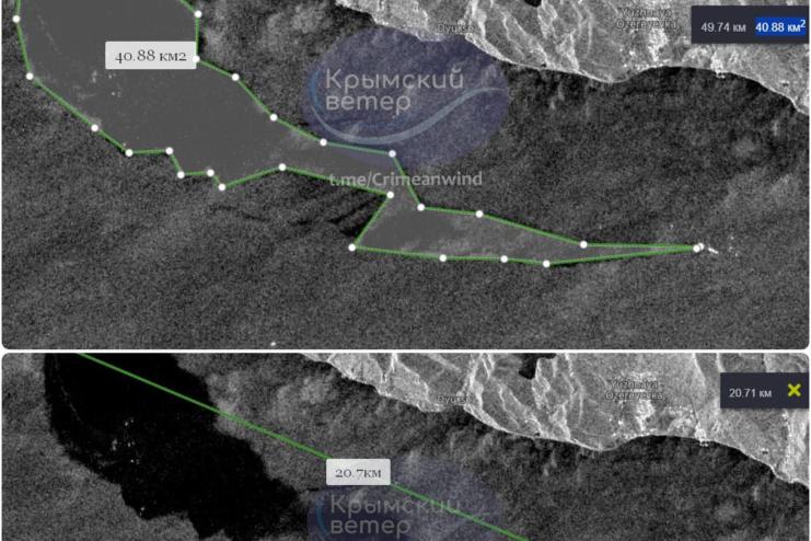 У Чорне море витекло понад 10 тонн нафтопродуктів із російського танкера: пляма рухається в бік Криму