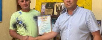 У Шабівській громаді відзначили мужність захисника В’ячеслава Яценка