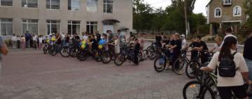 У Саратi відбувся велопробіг до Дня фізичної культури і спорту України